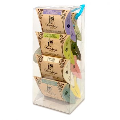 Pack de 8 savons au lait d'ânesse - 4 x 25g