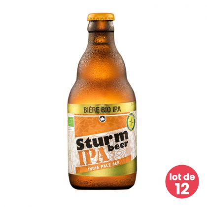 Sturmbeer - Bière IPA bio et sans gluten - 12 x 33cL