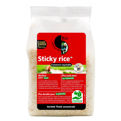 Sticky rice - Riz glutineux...