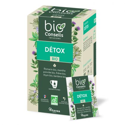 Infusion bio - Détox - Boite de 20 sachets