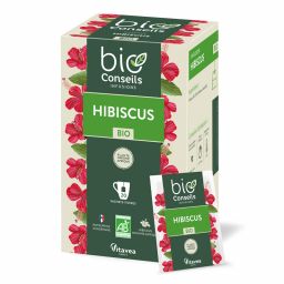 Infusion bio - Hibiscus - Boite de 20 sachets
