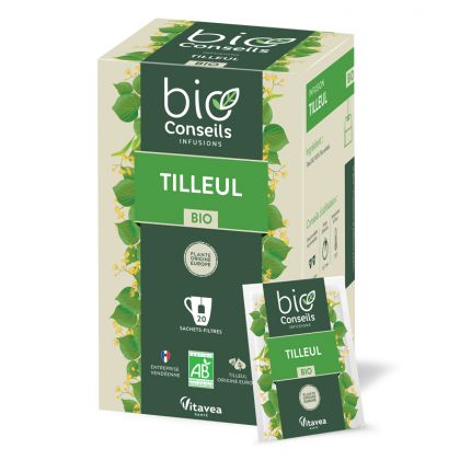 Infusion bio - Tilleul - Boite de 20 sachets
