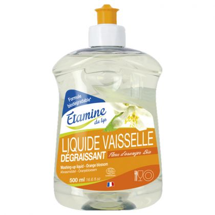 Liquide vaisselle écologique - Fleur d'oranger bio - 500mL