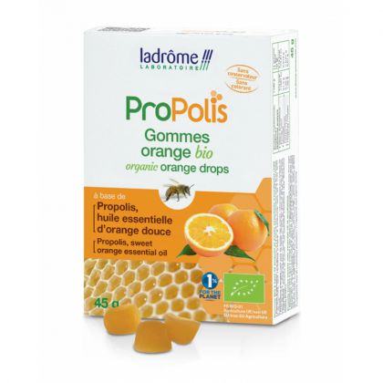 Gommes à la Propolis et à l'orange - 45g