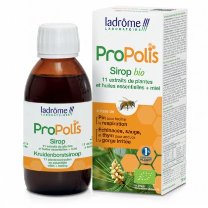 Sirop à la Propolis, Échinacée et Thym - 150mL