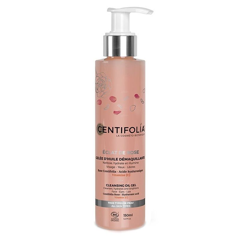 Gelée d'huile démaquillante - Éclat de rose - 150mL, Centifolia