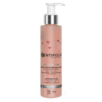 Gelée d'huile démaquillante - Éclat de rose - 150mL