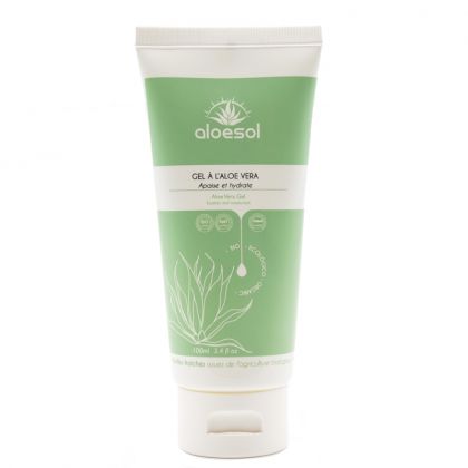 Gel hydratant à l'Aloe Vera bio - 100mL