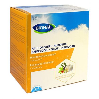 Ail, olivier et aubépine - 200 capsules