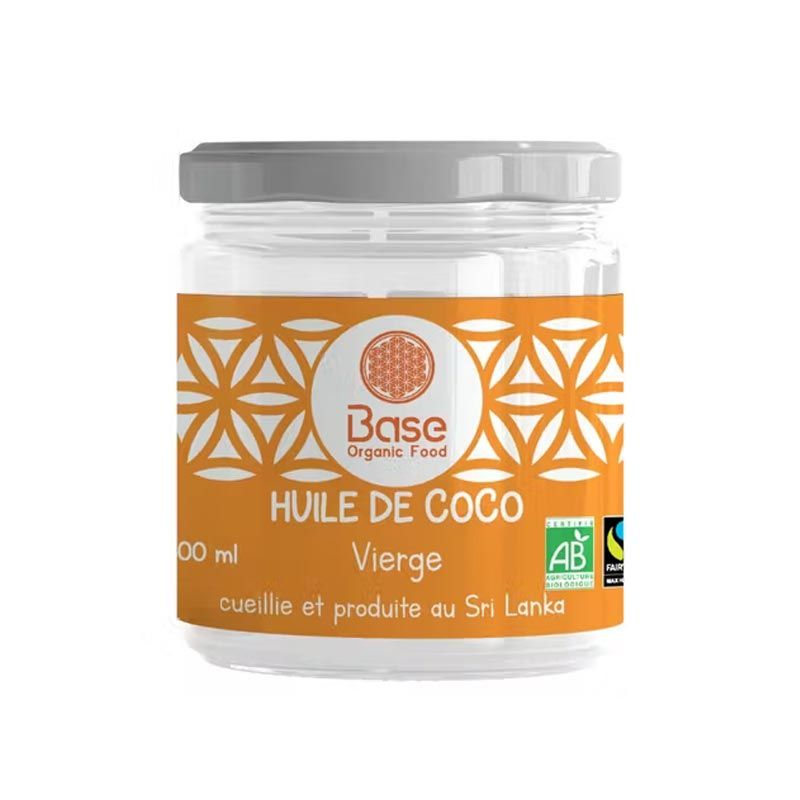 Huile de coco - 500ml, Base Organic Food