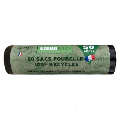 Sacs poubelle écologiques - 20x50L