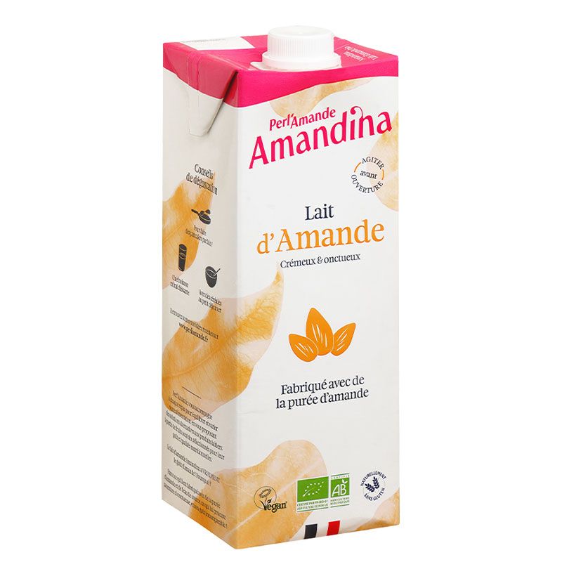 Lait d'amande vanille - lot de 6 briquettes