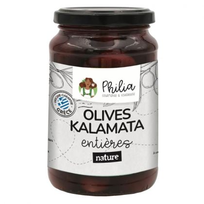 Olives noires Kalamata entières - 350g