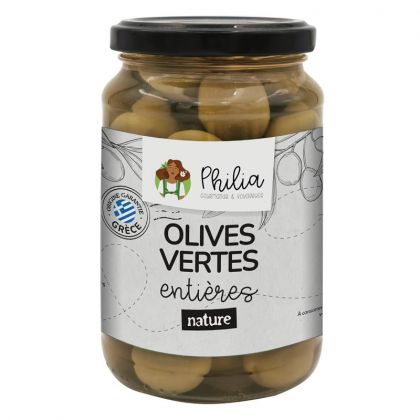 Olives vertes entières - 350g
