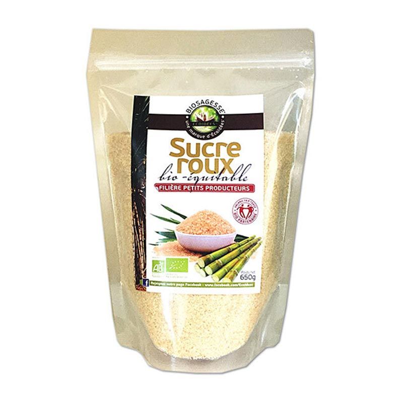 Sucre de canne roux - 650g, Ecoidées