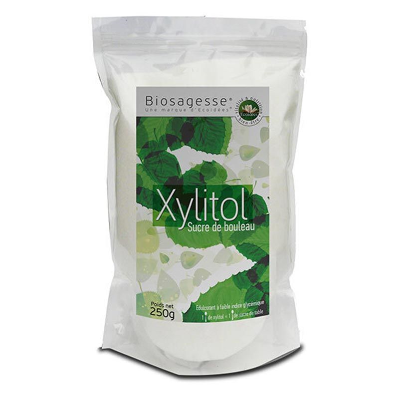 Xylitol (Sucre de bois de bouleau ) - 250g, Ecoidées