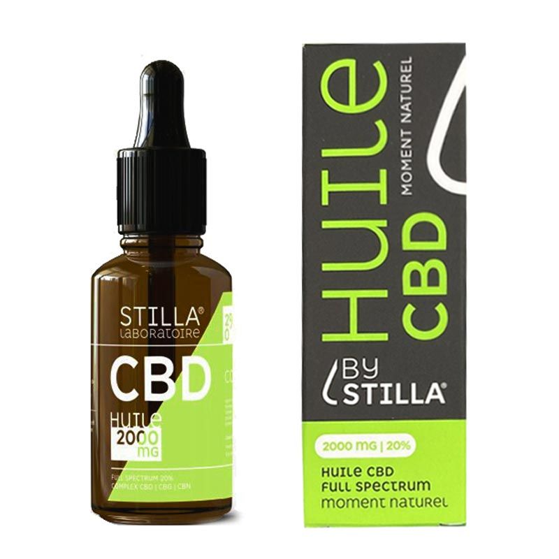 Huile de CBD 20% - Chanvre bio - 10mL, Stilla® Laboratoire