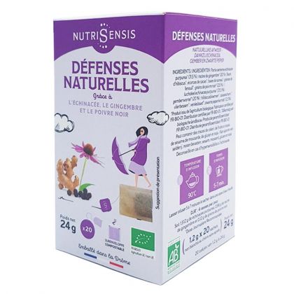 Infusion bio - Défenses naturelles - 20 sachets