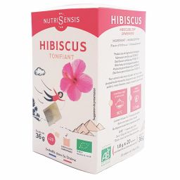 Infusion bio - Fleur d'Hibiscus - 20 sachets