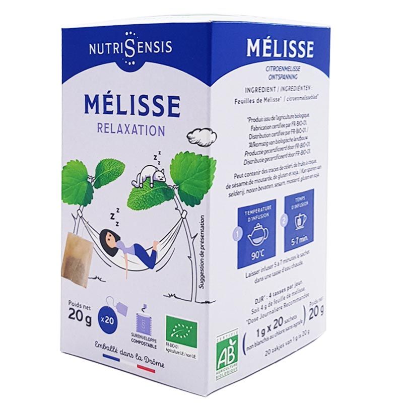 Infusion bio - Mélisse - 20 sachets