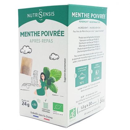 Infusion bio - Menthe Poivrée - 20 sachets