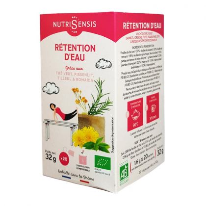 Infusion bio - Rétention d'eau - 20 sachets