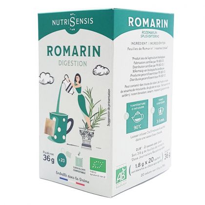 Infusion bio - Romarin - 20 sachets