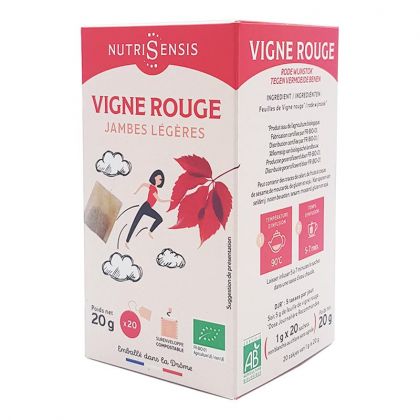 Infusion bio - Vigne rouge - 20 sachets