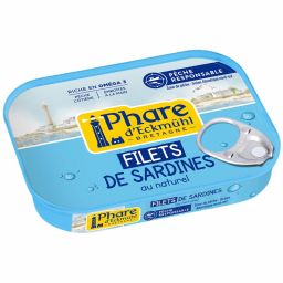 Filtes de sardine au naturel - 70g