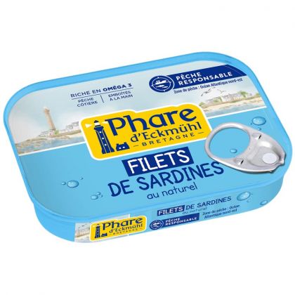 Filtes de sardine au naturel - 70g