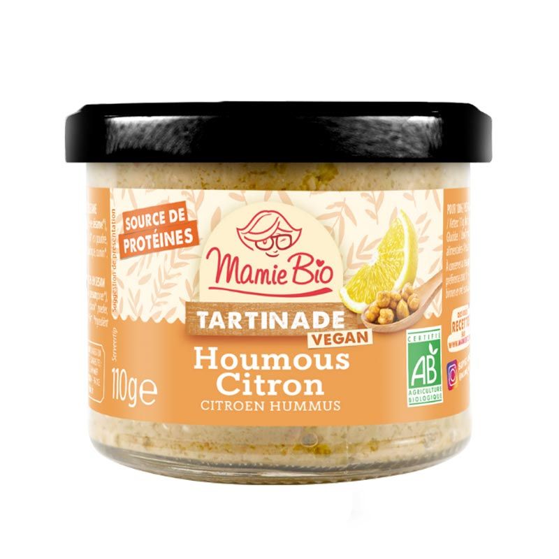 Tartinade bio - Houmous citron - 100g