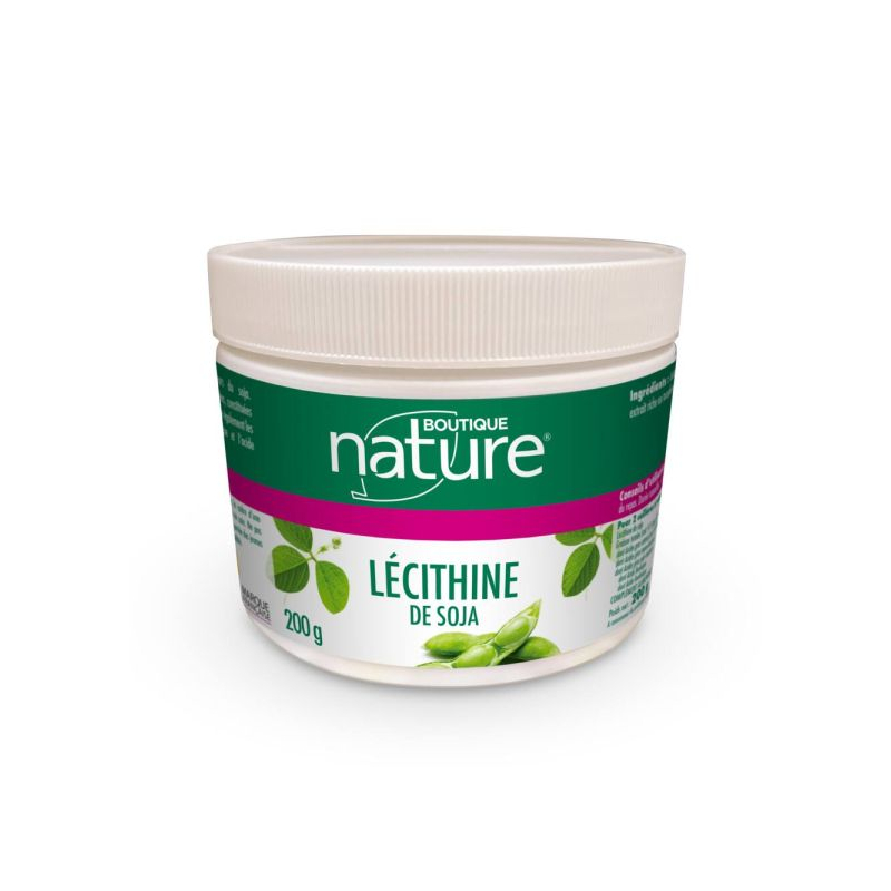 Lécithine de Soja - Choléstérol- 200g, Boutique Nature