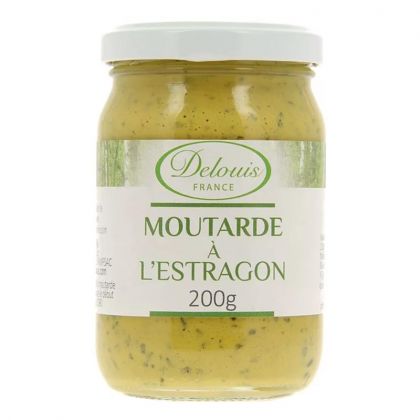 Moutarde forte de Dijon bio à l'estragon - 200g
