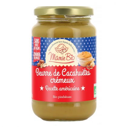 Beurre de cacahuète bio - Recette américaine crémeuse - 350g