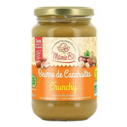 Beurre de cacahuètes bio - Crunchy - 350g
