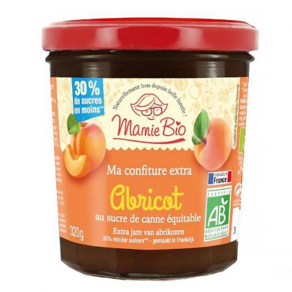 Confiture bio extra - Abricot - 320g