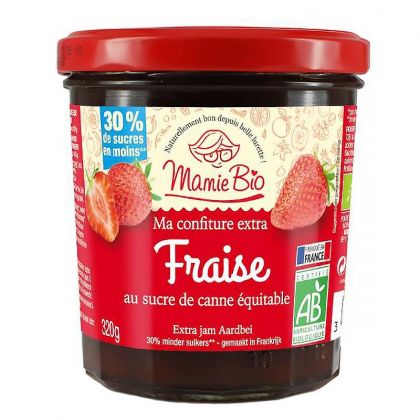 Confiture bio extra - Fraise - 320g