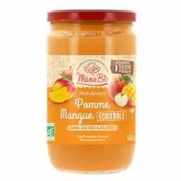 Dessert de fruits bio - Pomme mangue - 680g