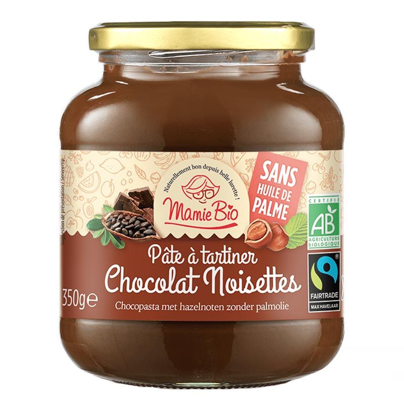 Pâte à tartiner bio - Choco-noisette - 350g