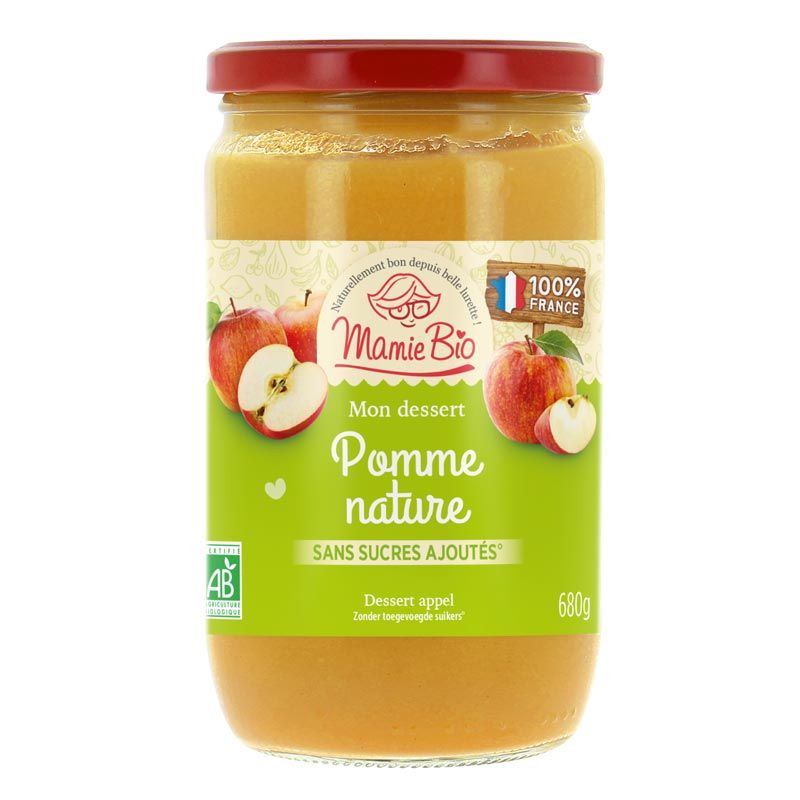 Dessert de fruits bio - Pommes - 680g