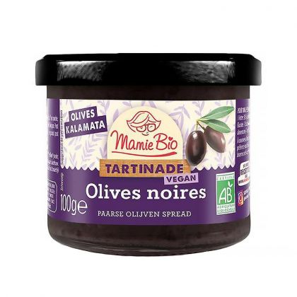 Tartinade bio - Olives noires - 100g