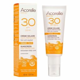 Crème solaire bio - Visage SPF 30 - 40 ml