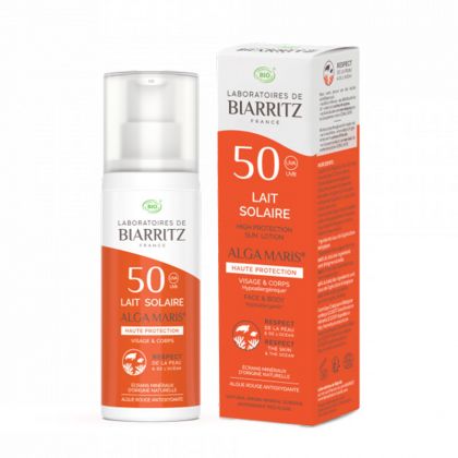 Lait solaire SPF 50 bio - 100 ml