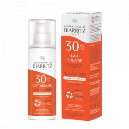 Lait solaire SPF30 bio - 100 ml