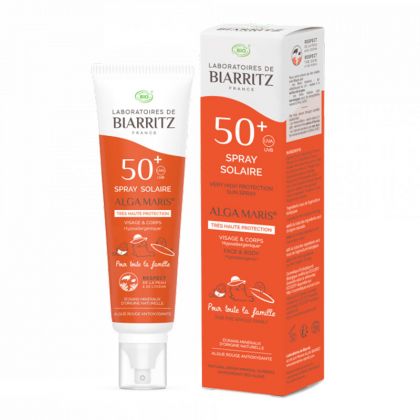 Spray solaire famille SPF50+ bio - 150 ml