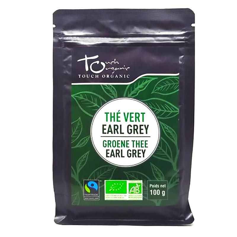 Thé vert Earl Grey Bio équitable Touch organic saveur bergamote