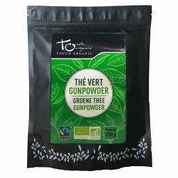 Thé vert Gunpowder bio et équitable - Sachet vrac de 250g