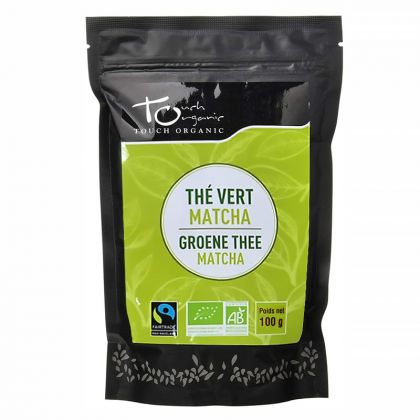 Thé vert Matcha bio et équitable - Sachet vrac de 100g