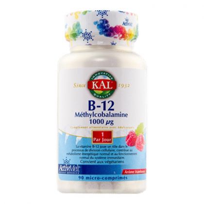 Vitamine B-12 Méthylcobalamine 1000 µg - 90 comprimés