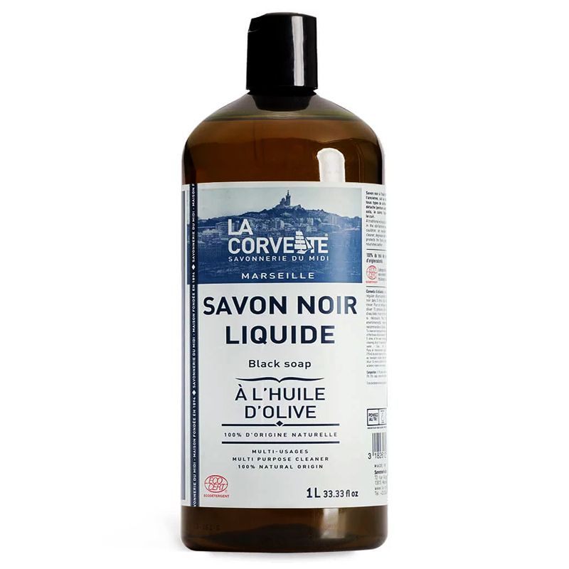 Savon noir liquide à l'olive - 1L